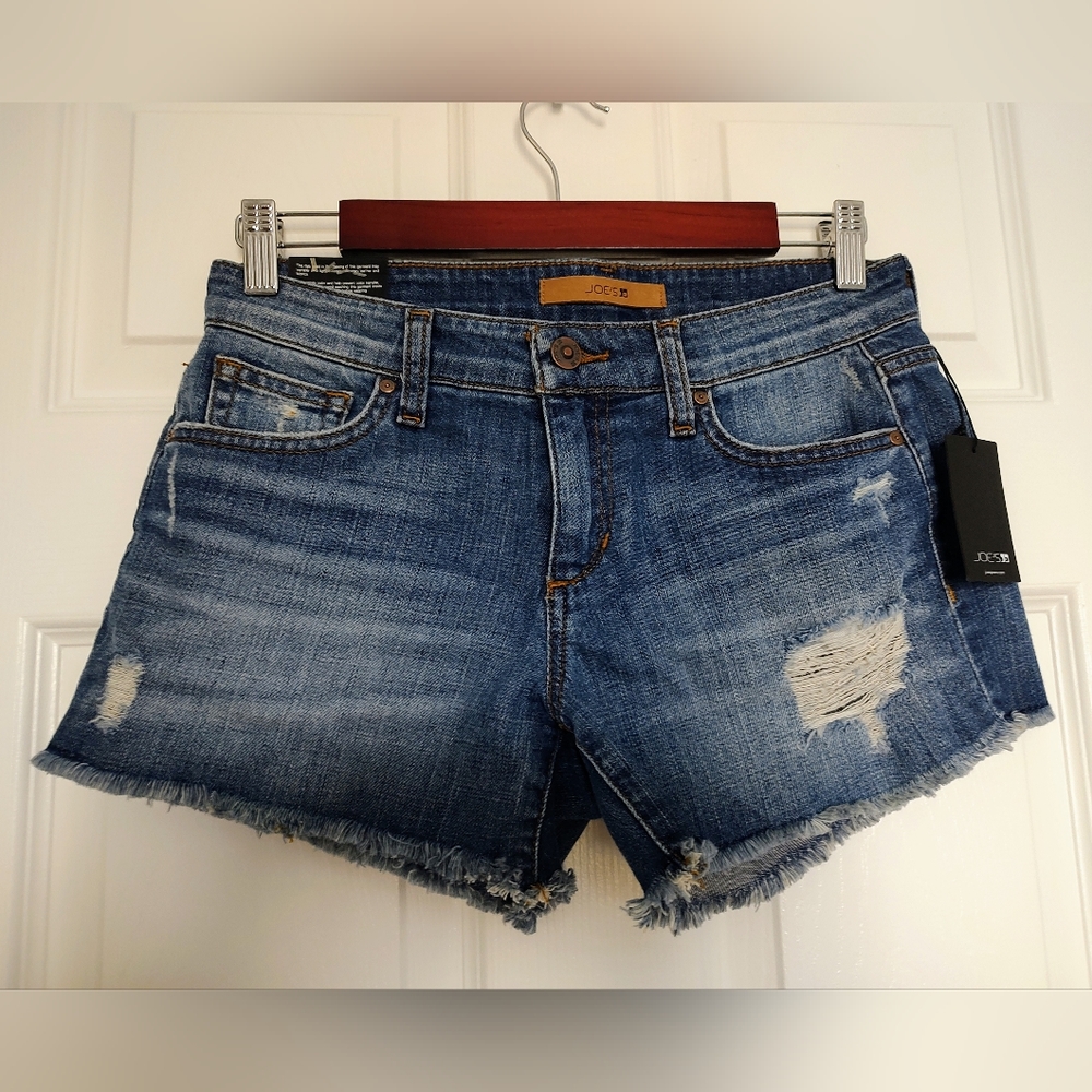 Joe's Jeans distressed denim shorts sz 25 NWT